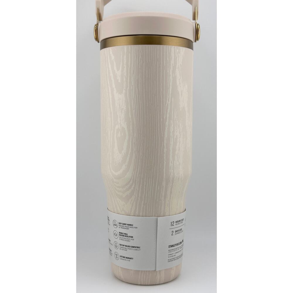Stanley The Cheers & Cheer IceFlow Flip Straw Tumbler | 30 OZ; BIRCH WOODGRAIN - Picture 2 of 4